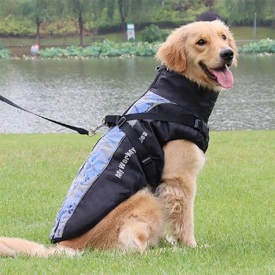 Reflective Pet Dog Jacket With Harness Waterproof