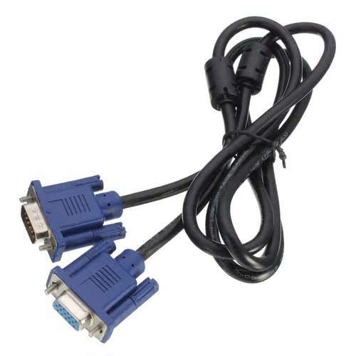 1.5m VGA SVGA plug to socket Extension Cable connection cabl