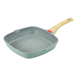 Hot 28cm Non Stick Wok Frying Pan Egg Pan with Temperature