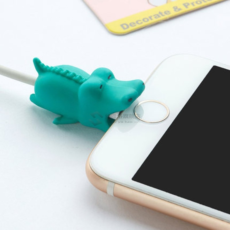 FFFAS Animal Cable Bite Protector Winder Cute Cartoon Cover