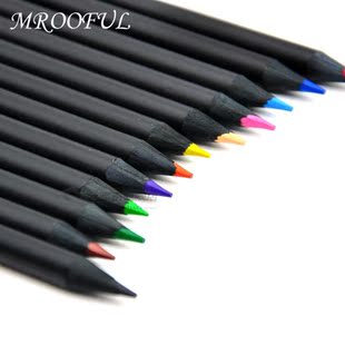 *12pcs/lot Water Color Pencil Set Kawaii Multicolor Crayons