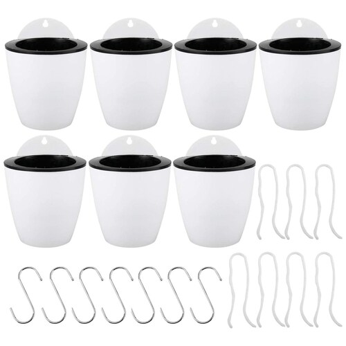Hot Self Watering Hanging Planters 7 Pack for Plants
