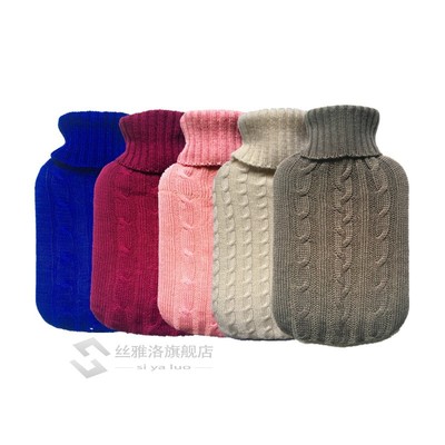 *2000ml Warm Protective Cover Safe Hot Water Bottle Removabl