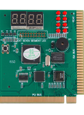 4 Digits Analysis Diagnostic Tester Desktop PCI Express Card