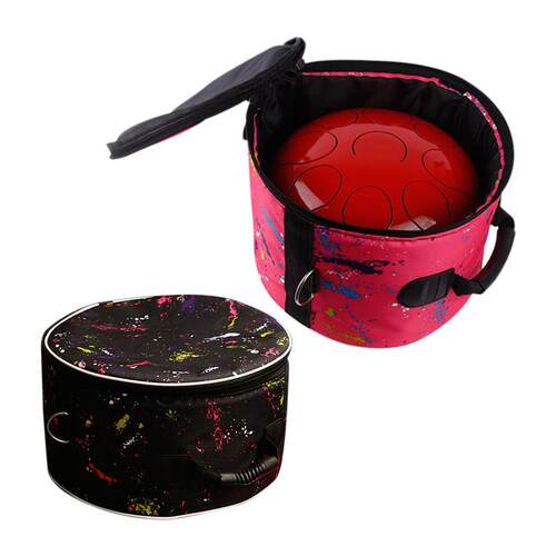 10 IN Steel Tongue Drum Empty Drum Storage Bag Percussion