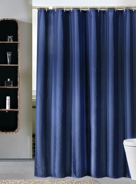 Thicken Solid Color Shower Curtain Waterproof Polyester