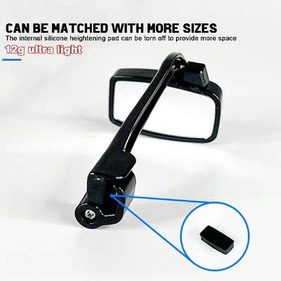 Bike Bicycle Cycling Riding Glasses Rear View Mirror 360