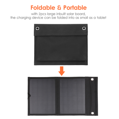 Solar Panel Folding Bag USB+DC Output Solar Charger