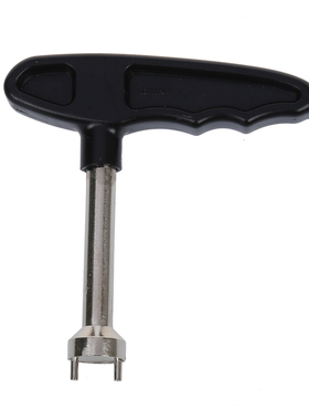 Gearless Type Black Handle Golf Shoes Spike Wrench with Lon