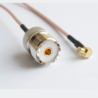 15CM RG316 RF Coaxial Cable UHF SO239 PL259 Female to MCX Ma