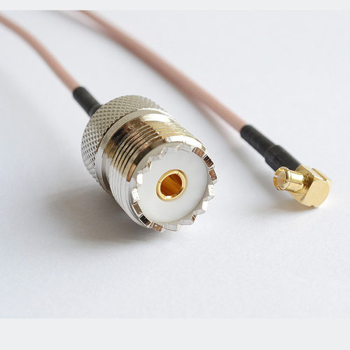 15CM RG316 RF Coaxial Cable UHF SO239 PL259 Female to MCX Ma
