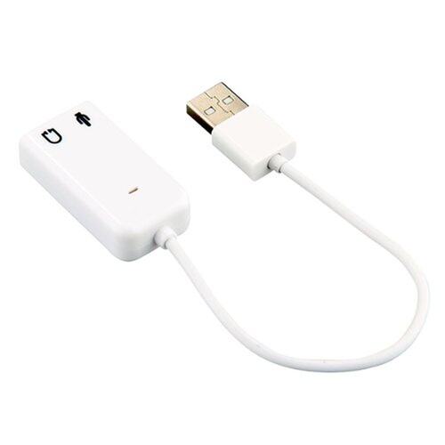 USB 2.0 Virtual 2.1 Channel Audio effect 7.1 3D Sound Card A