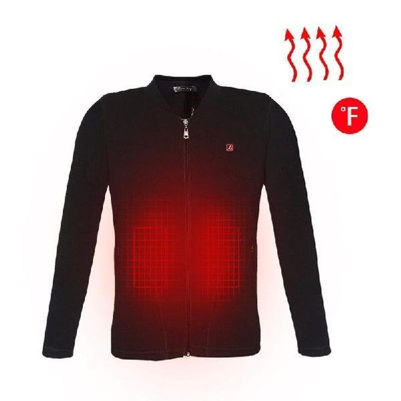 Men's Jacket Heating Clothes Thermal Underwear Carbon Fi