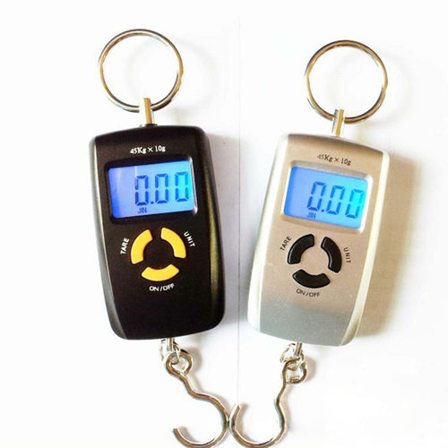 45kg 5g LCD Hanging Hook Fish Scale Food Scales Weight Balan