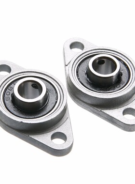 2Pcs KFL08 Pillow Block Bearing 8mm Bore Diameter  Zinc Rhom