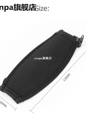 Replacement Headphone Headband Cover Neoprene Zipper Headban