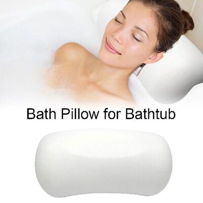 Bath Pillow for Bathtub Neck and Back Support with Suction C