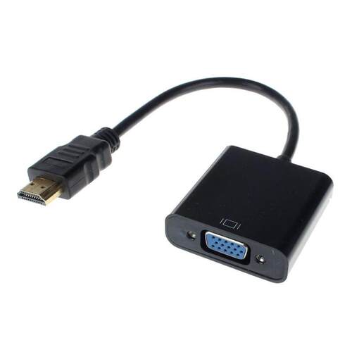 Factory Price Black HDMI Male to VGA Converter Adapter With