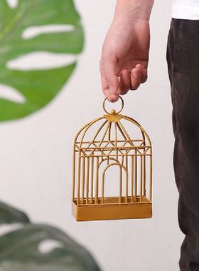 Nordic Gold Birdcage Mosquito Coil Holder Summer Days Iron