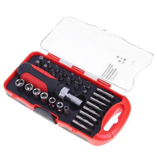 30pcs Set Wrench Socket Hand Hardware Tool Kit For Home Car