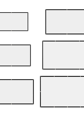 16:9 Simple Projector Curtain 60 72 84 100 120 150 inch Port