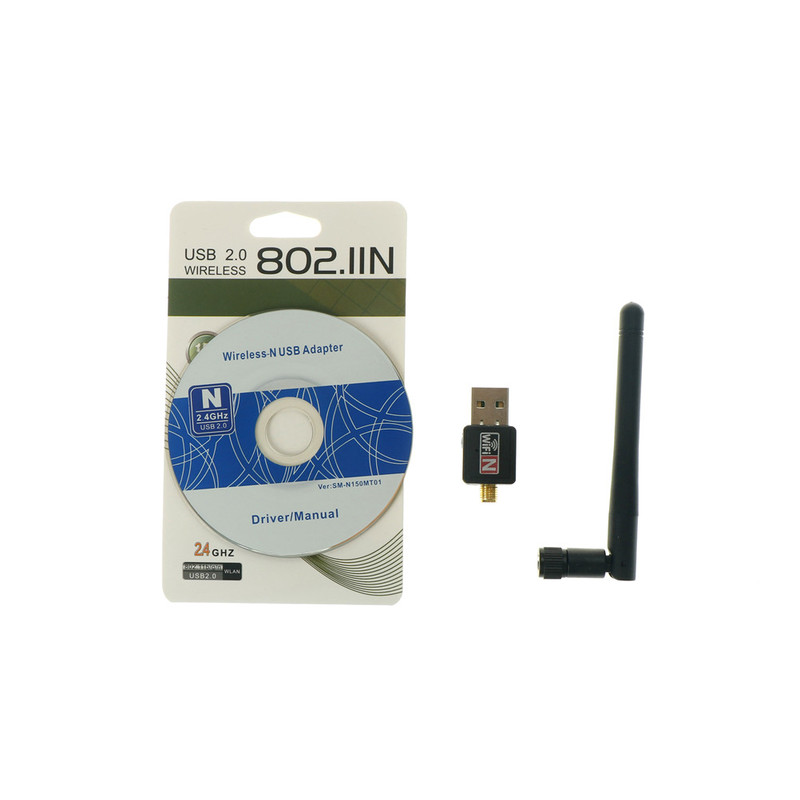 150Mbps USB WiFi Adapter 2.4Ghz USB WiFi Network Adapter w/A