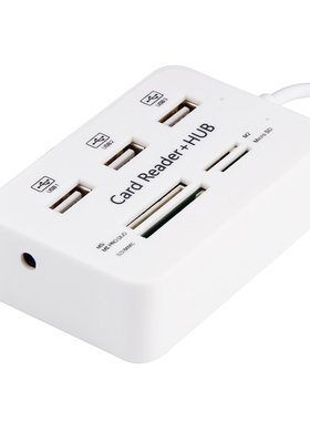 Micro USB Hub Combo 2.0 3 Ports Card Reader Multi USB Splitt