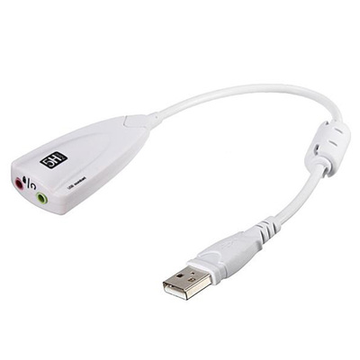 Sound Card USB 2.0 3D Virtual 7.1 Channel Sound Card Adapter