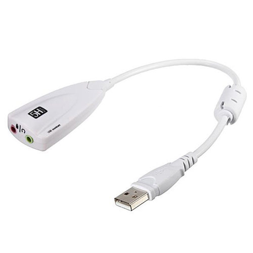 Sound Card USB 2.0 3D Virtual 7.1 Channel Sound Card Adapter