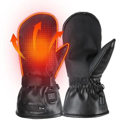 Women Heated Gloves Battery Heated Gloves Snow Gloves Men