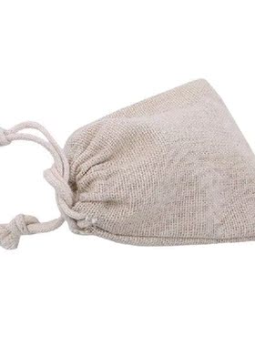 Drawstring Gift Bags 50 Pcs Candy Bags Linen Burlap Wedding