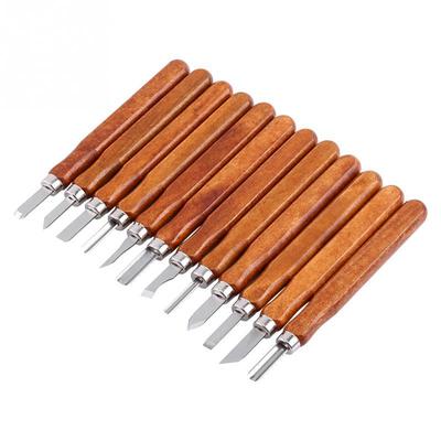 12pcs Woodcut Cutter Knifes Hand Carving Chisels Carving Too