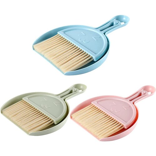 Hot 3 Sets Mini Dustpan and Brush Set Cage Cleaner Hand