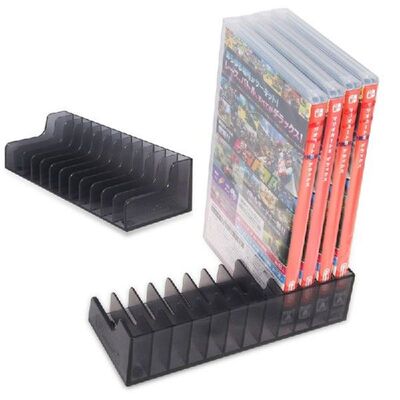 2Pcs/Set Game Card Box Disk Holder Storage Stand For Switch