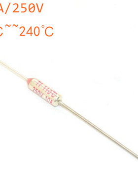 10pcs RY Micro thermal fuse 10A250V 180 185 192 210 216 230
