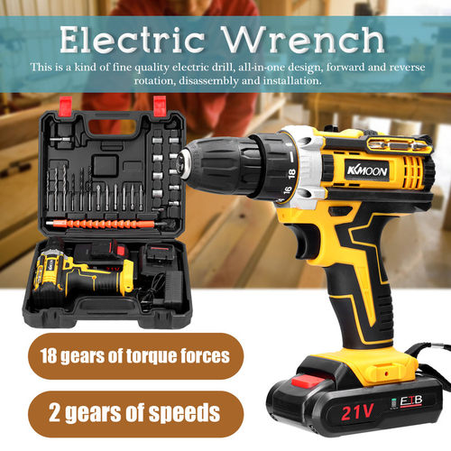21V cordless drill electric drill cordless impact drill 21V