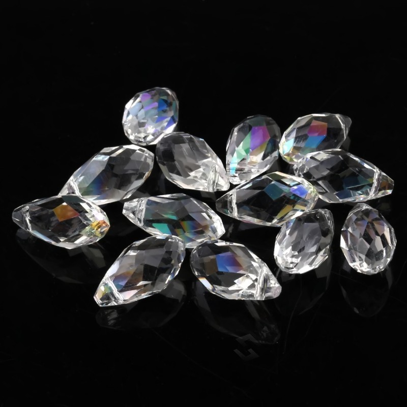 *Miyuki Crystal Drop Pendant Clear AB 5/6/8/10/12mm Teardrop