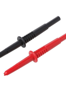 2 Pcs Copper Rod Multimeter Testing Probe 4mm Socket Type Pr