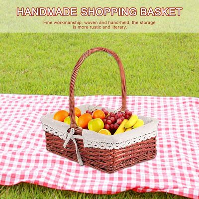 Hot Handwoven Basket Natural Multi-Function Organizer
