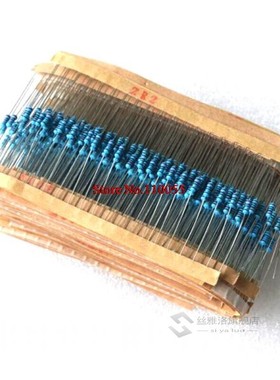 1% 1/4W Metal Film Resistor Assorted Kit 30 Values Total 600
