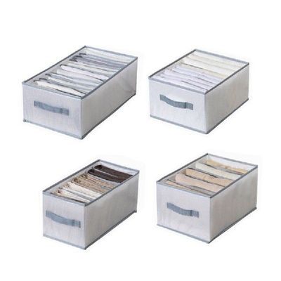 4Pcs Wardrobe Clothes Organizer, Washable Closet Organizers