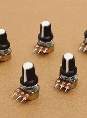 5Pcs 10K ohm Linear Single Rotary Potentiometer 15mm Resisto
