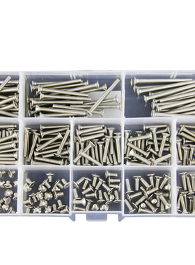 260pcs Hex Socket Screws Bolts Nut M3 Cap Head Screw Set Fas