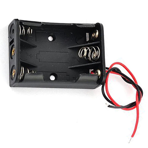 5 PCS 3 x 1.5V AAA Batteries Holder Case w Wire Leads