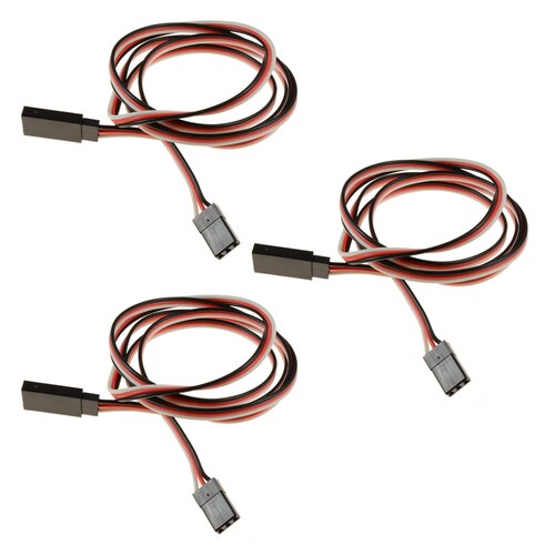 3 x RC 900mm Servo Extension Wire Cable Lead FOR Futaba