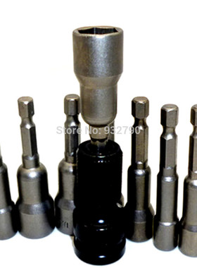 8pcs Nut Driver Hex Socket Driver Bit Shank Setter Drill + 1