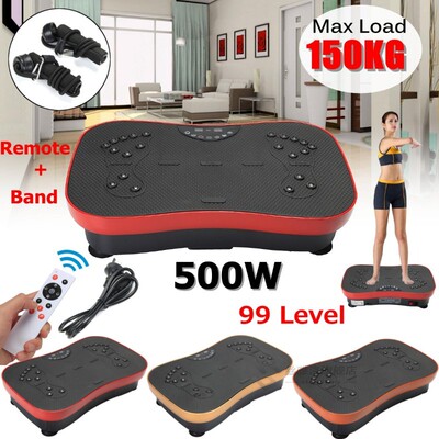 220V 500W Vibration Machine Exercise Platform Massager Body