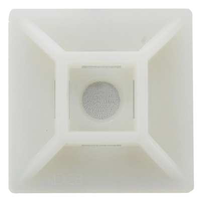 100x Sort Adhesive Cable Wire Lead Tie Square Mounts Clips W