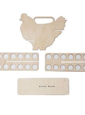 Egg Storage Cartons Wooden Egg Tray Holder Organizer Box