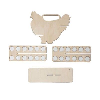 Egg Storage Cartons Wooden Egg Tray Holder Organizer Box